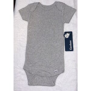 Gerber Bodysuit In Gray - 4 Pack - 18M
